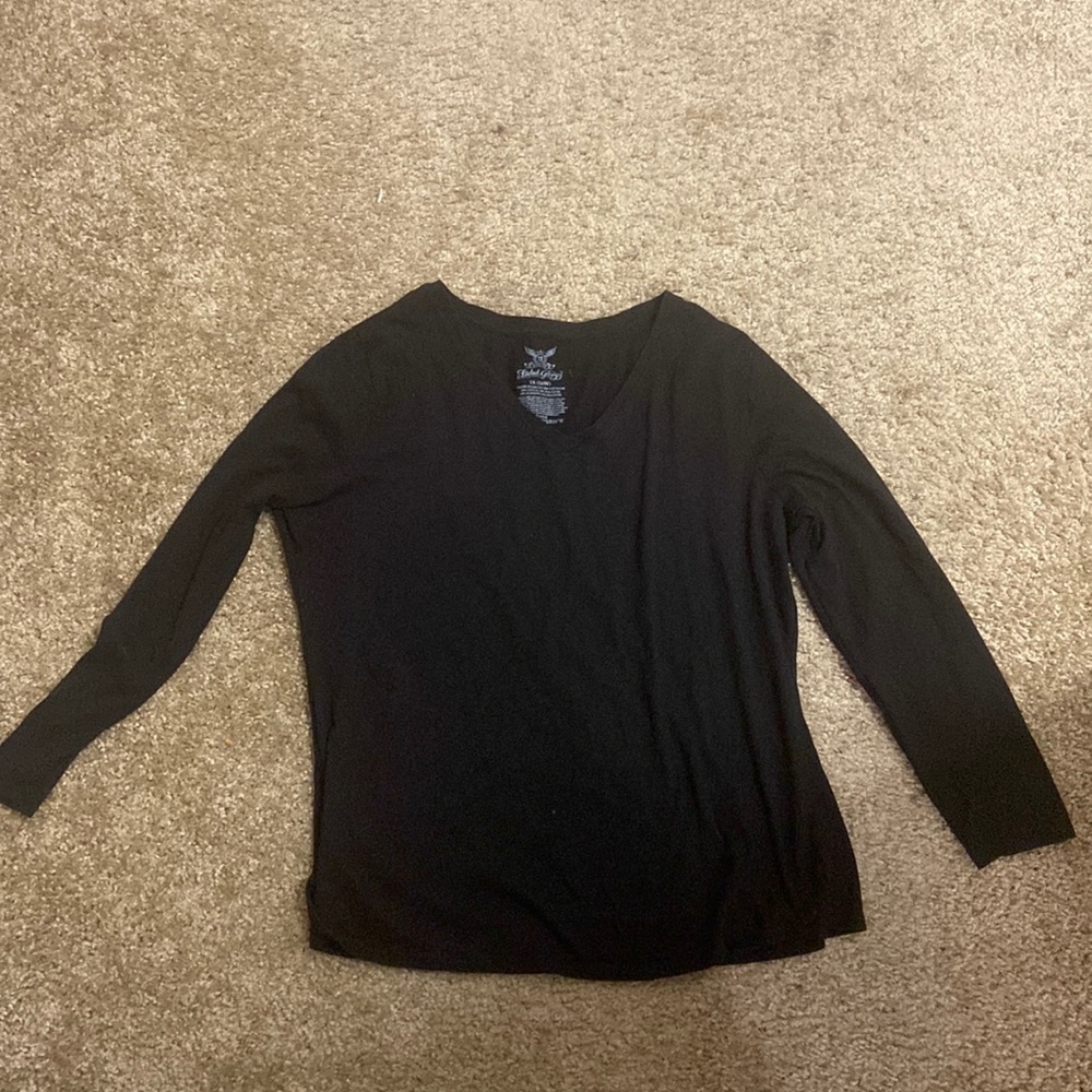 1x faded, glory, black, long sleeve shirt